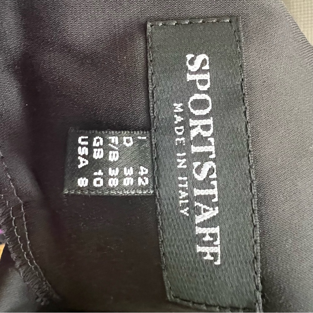 Italian made Elegant Black One-Shoulder Dress by SportStaff women’s size 8 - Picture 6 of 9